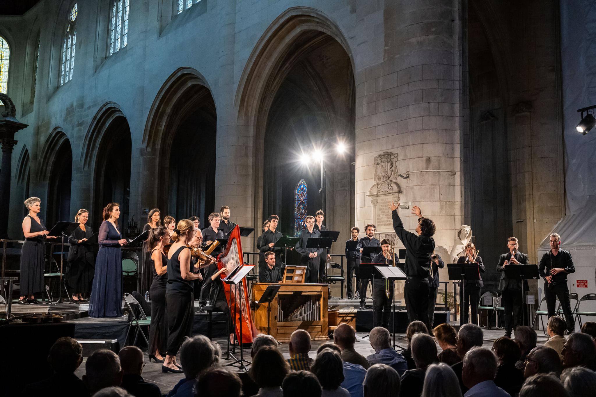 Concert dans l’abbatiale de l’Abbaye aux Dames, Festival de Saintes