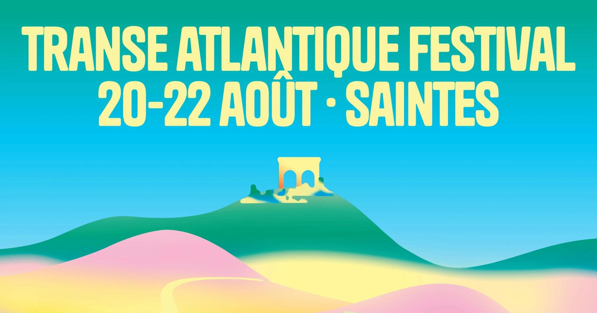 Affiche du Festival Transe Atlantique 2026, du 20 au 22 août à Saintes