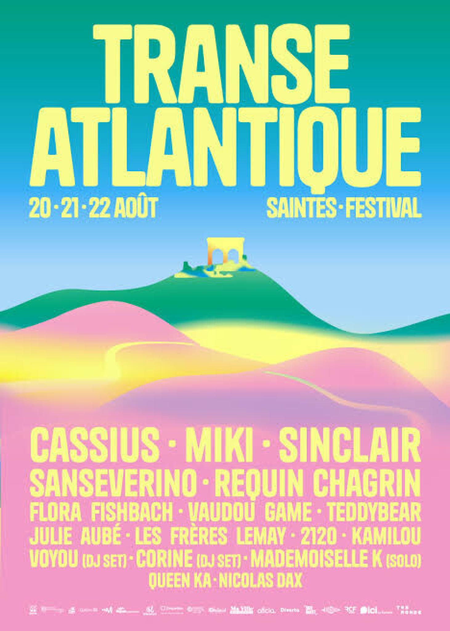 Affiche officielle du Festival Transe Atlantique 2026 avec la programmation complète